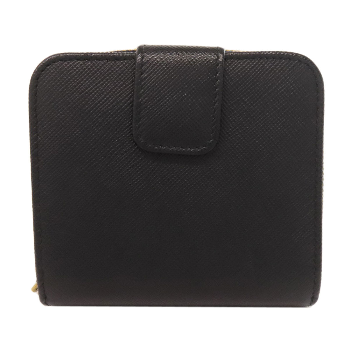 PRADA Bifold Wallet Safiano black Zip wallet