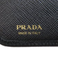 PRADA Bifold Wallet Safiano black Zip wallet