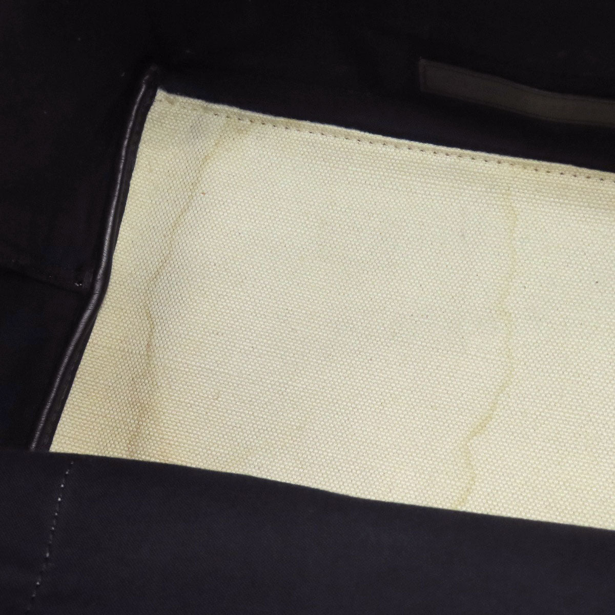 BALENCIAGA Tote Bag canvas white Navy kabas