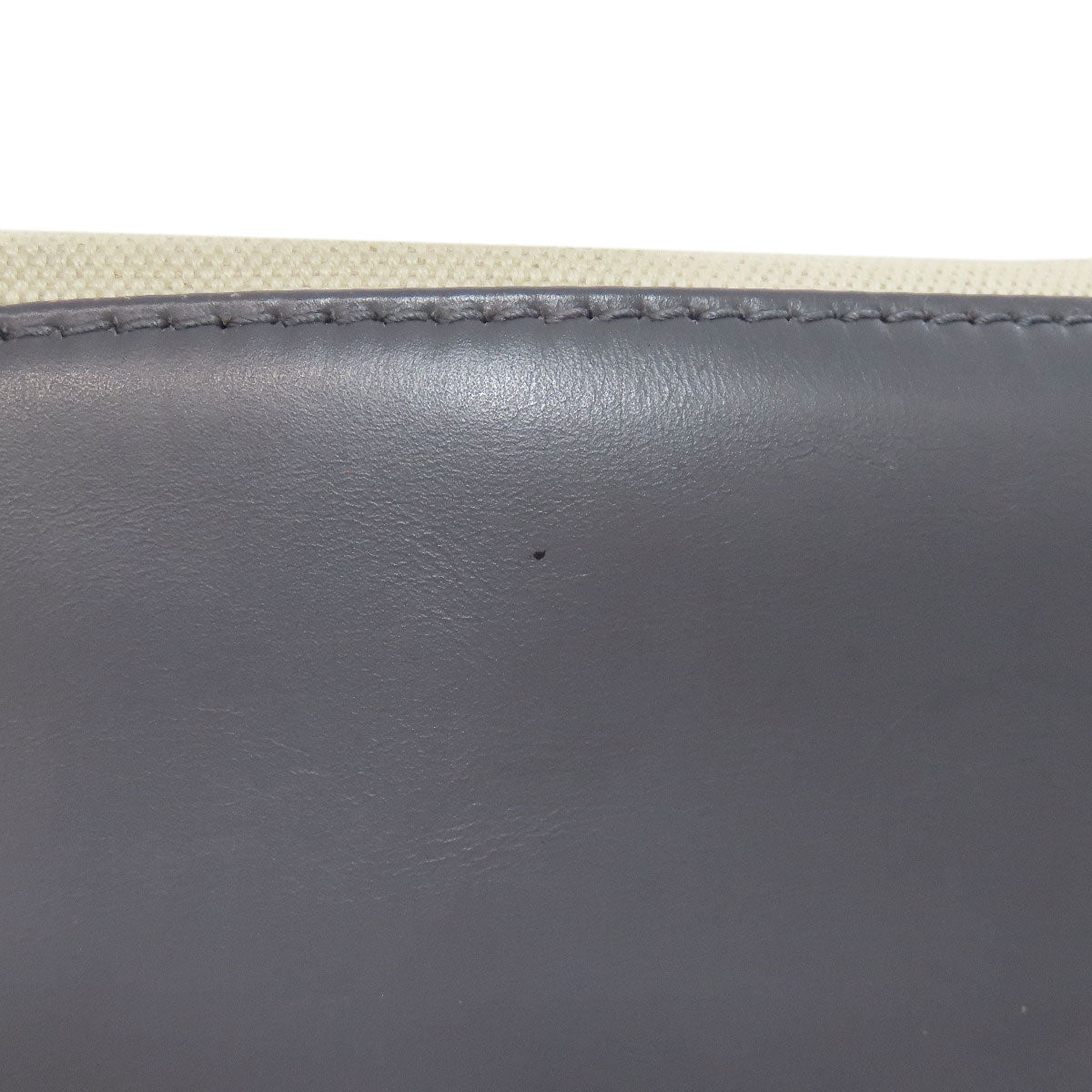 BALENCIAGA Tote Bag canvas white Navy kabas