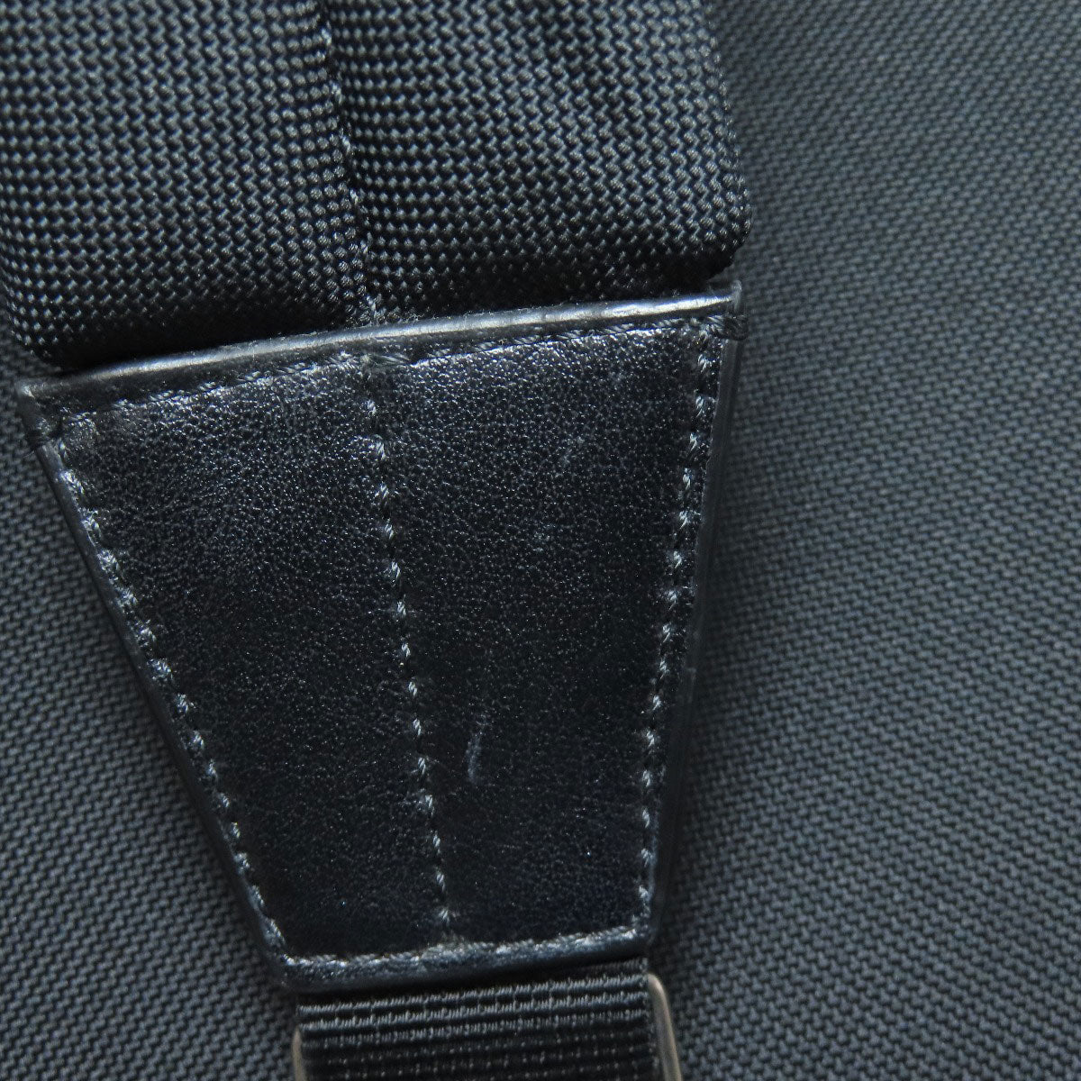 CELINE Backpack canvas black Embroidered backpack