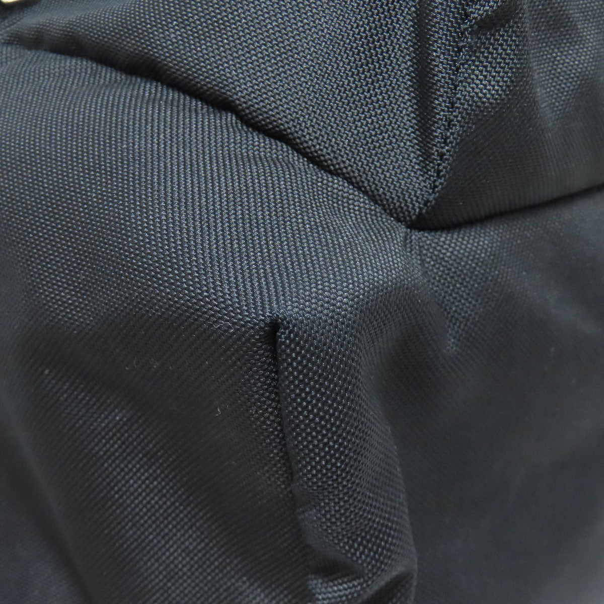 CELINE Backpack canvas black Embroidered backpack