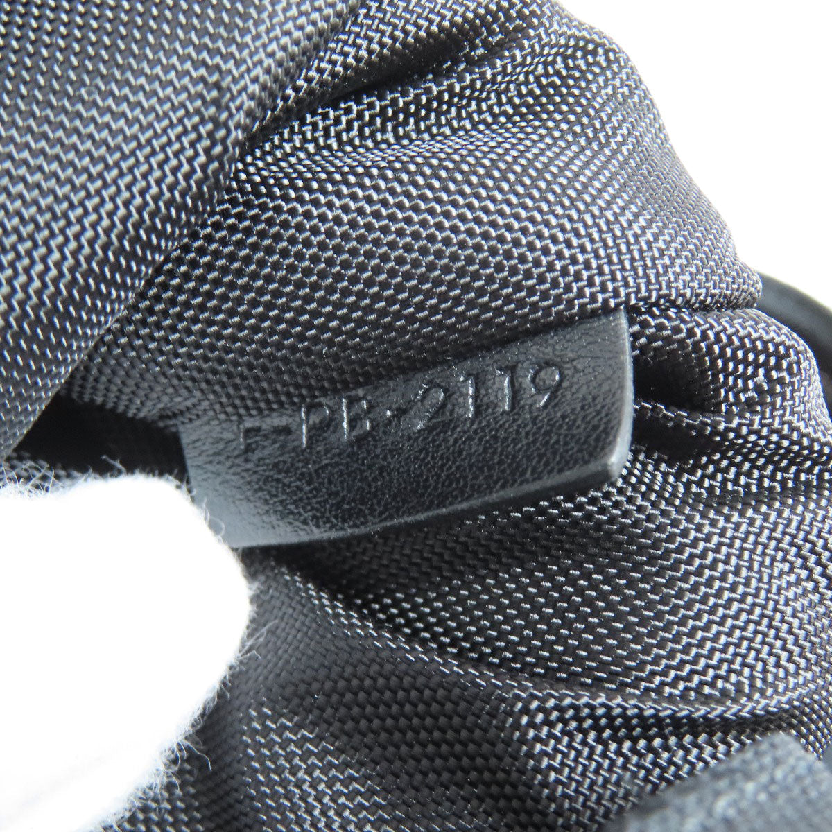 CELINE Backpack canvas black Embroidered backpack