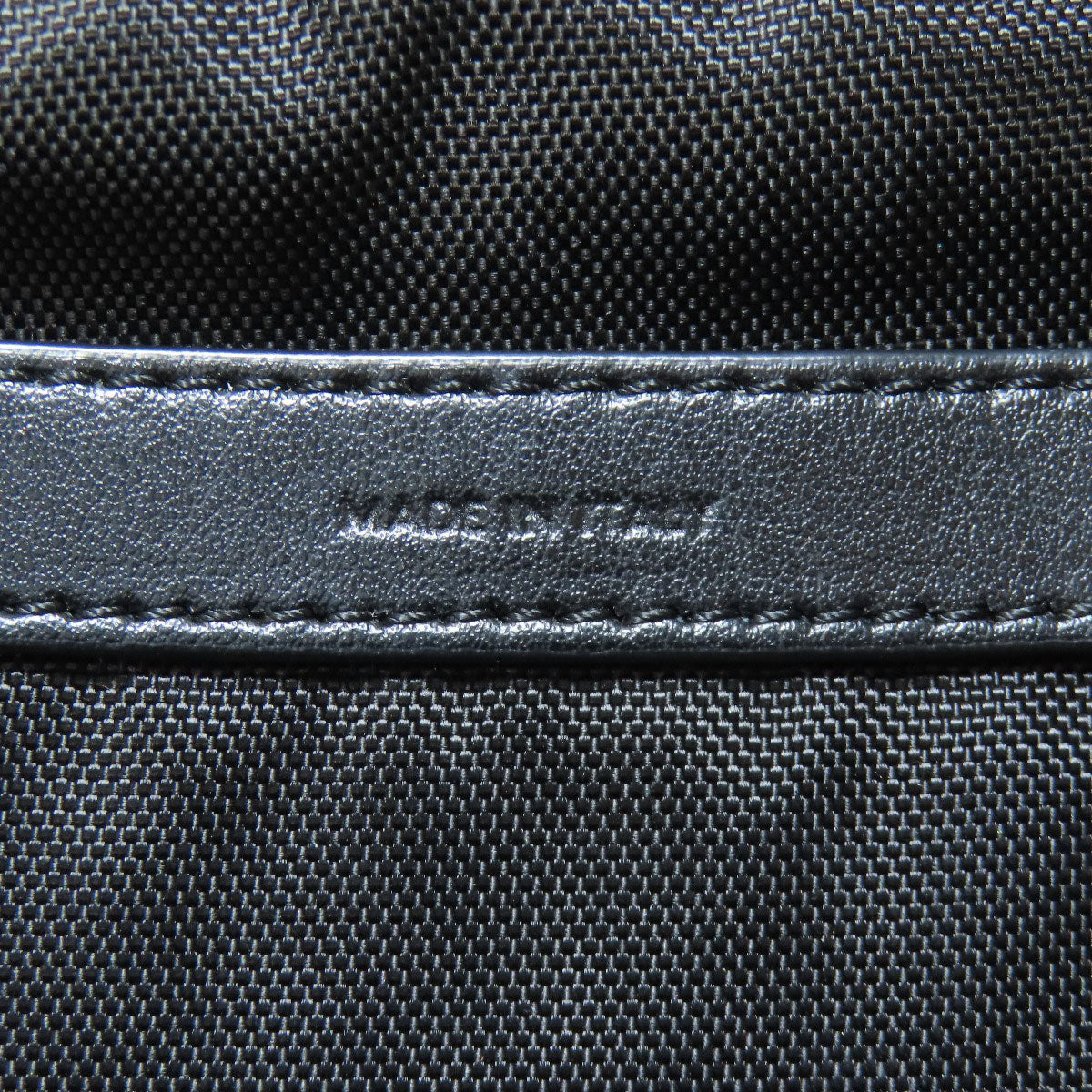 CELINE Backpack canvas black Embroidered backpack