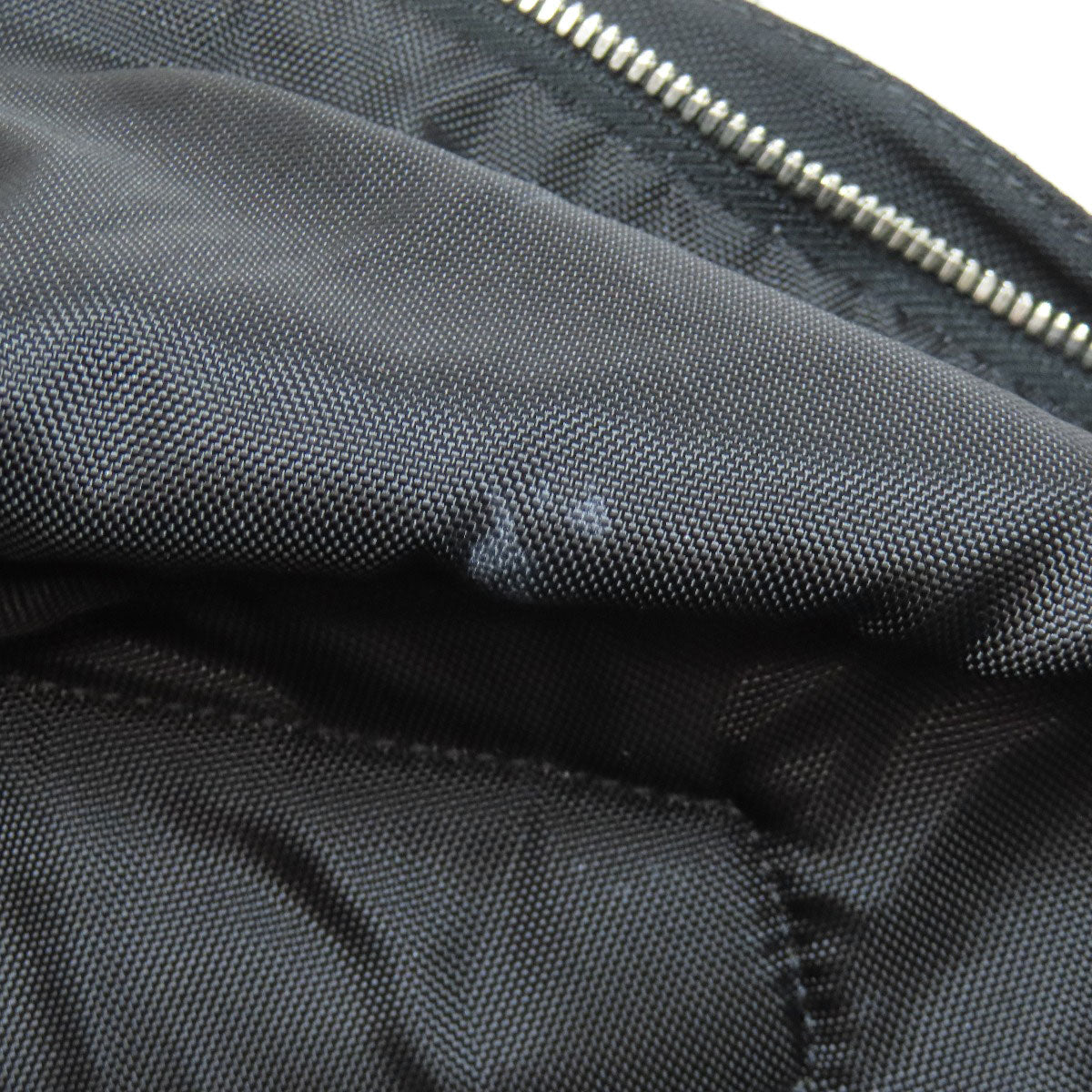 CELINE Backpack canvas black Embroidered backpack