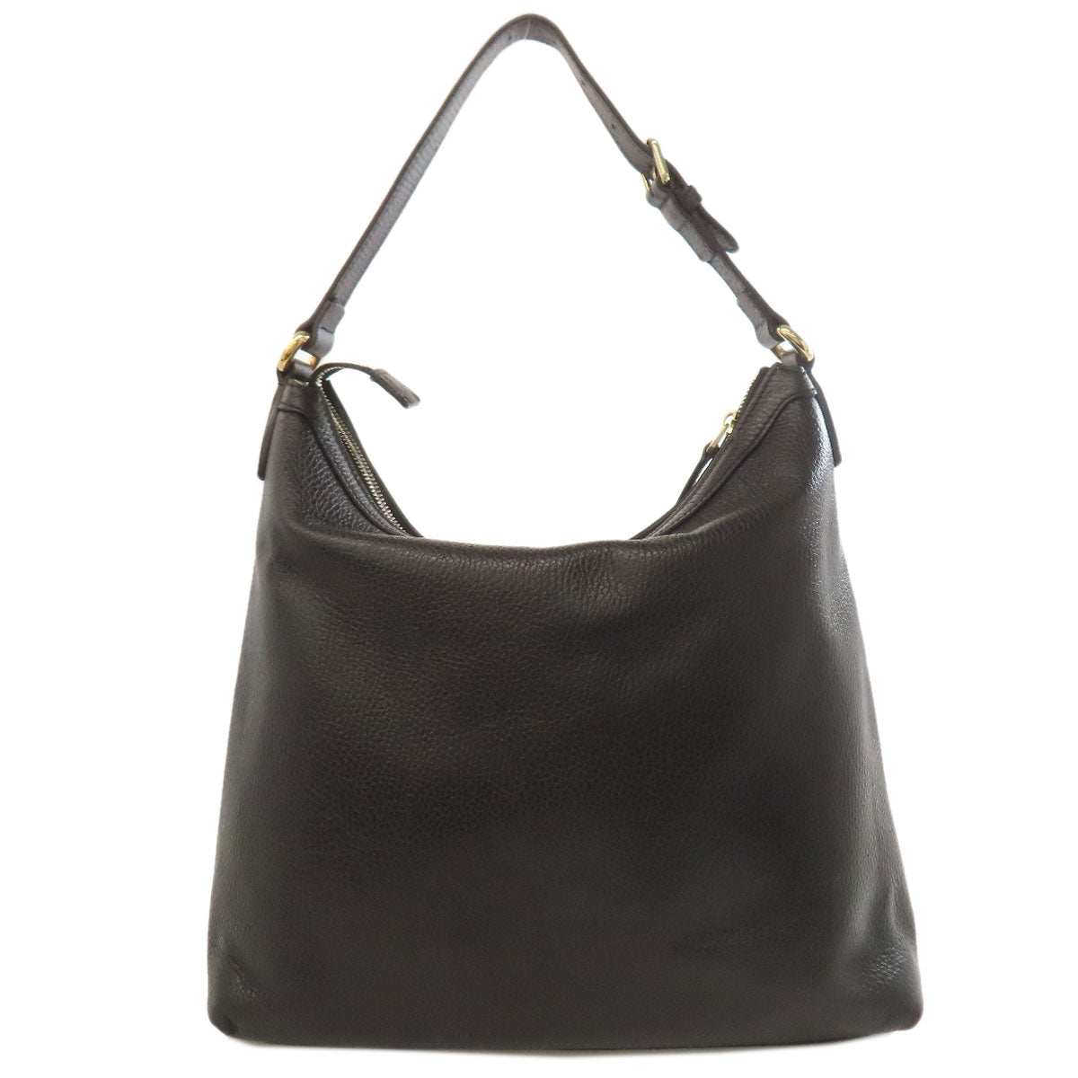 GUCCI Shoulder Bag 449711 leather black Outlet One Belt Interlocking G