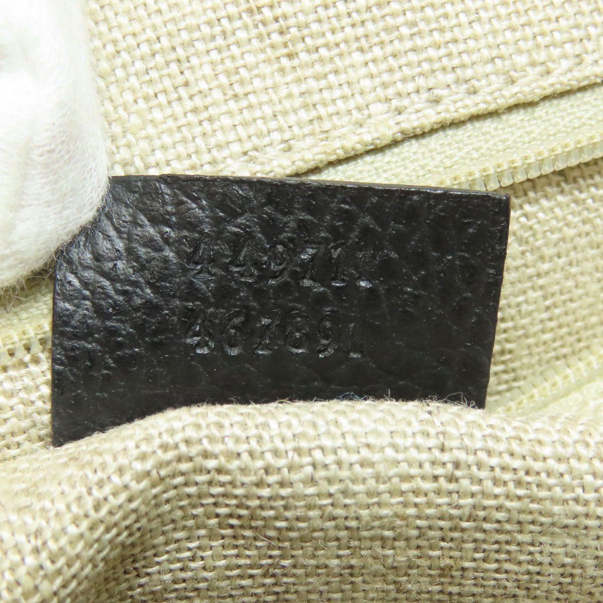 GUCCI Shoulder Bag 449711 leather black Outlet One Belt Interlocking G