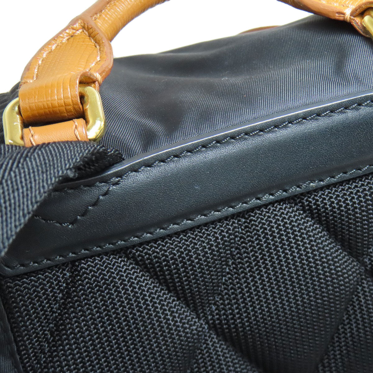 BURBERRY Backpack Nylon black logo