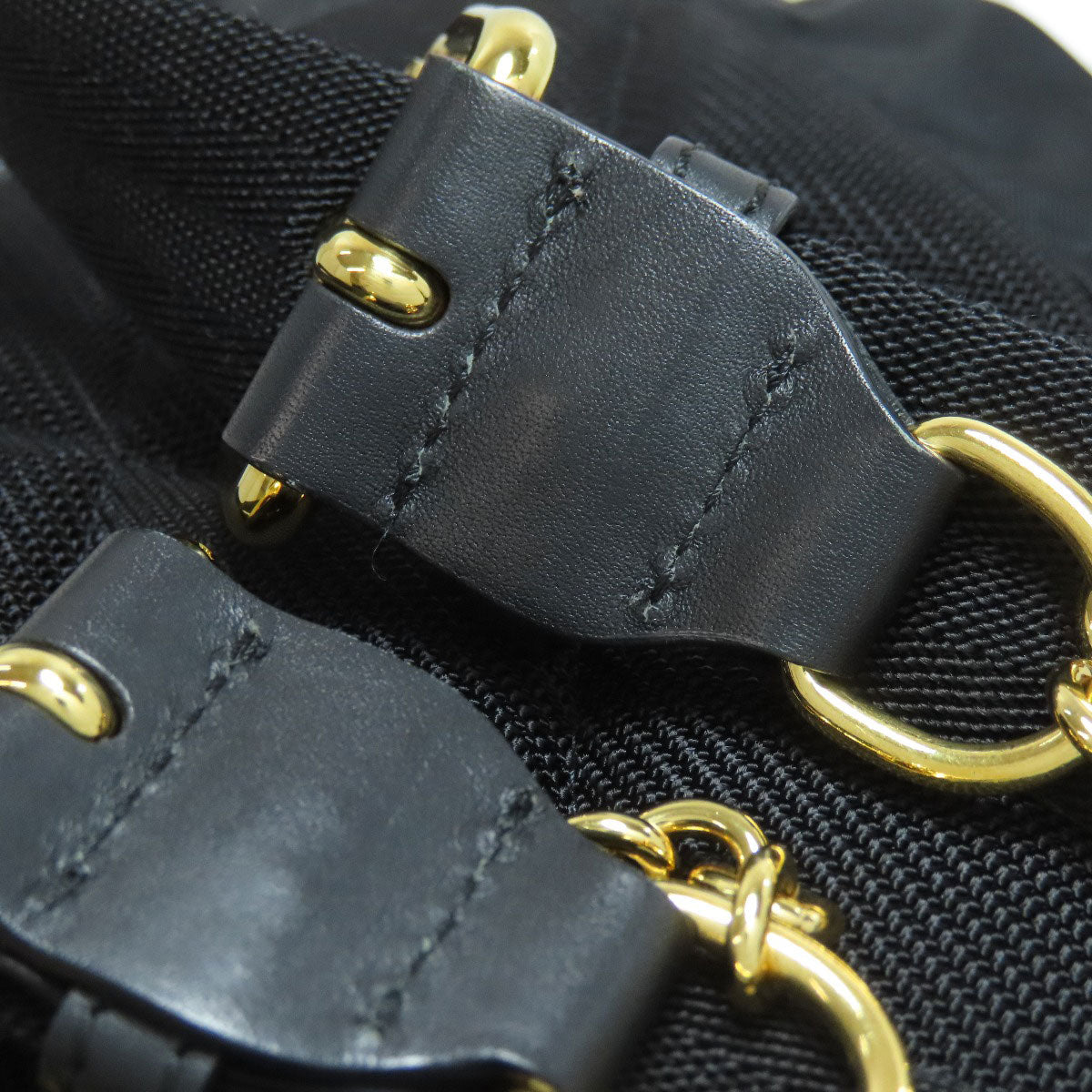 BURBERRY Backpack Nylon black logo