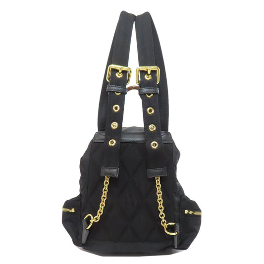 BURBERRY Backpack Nylon black logo