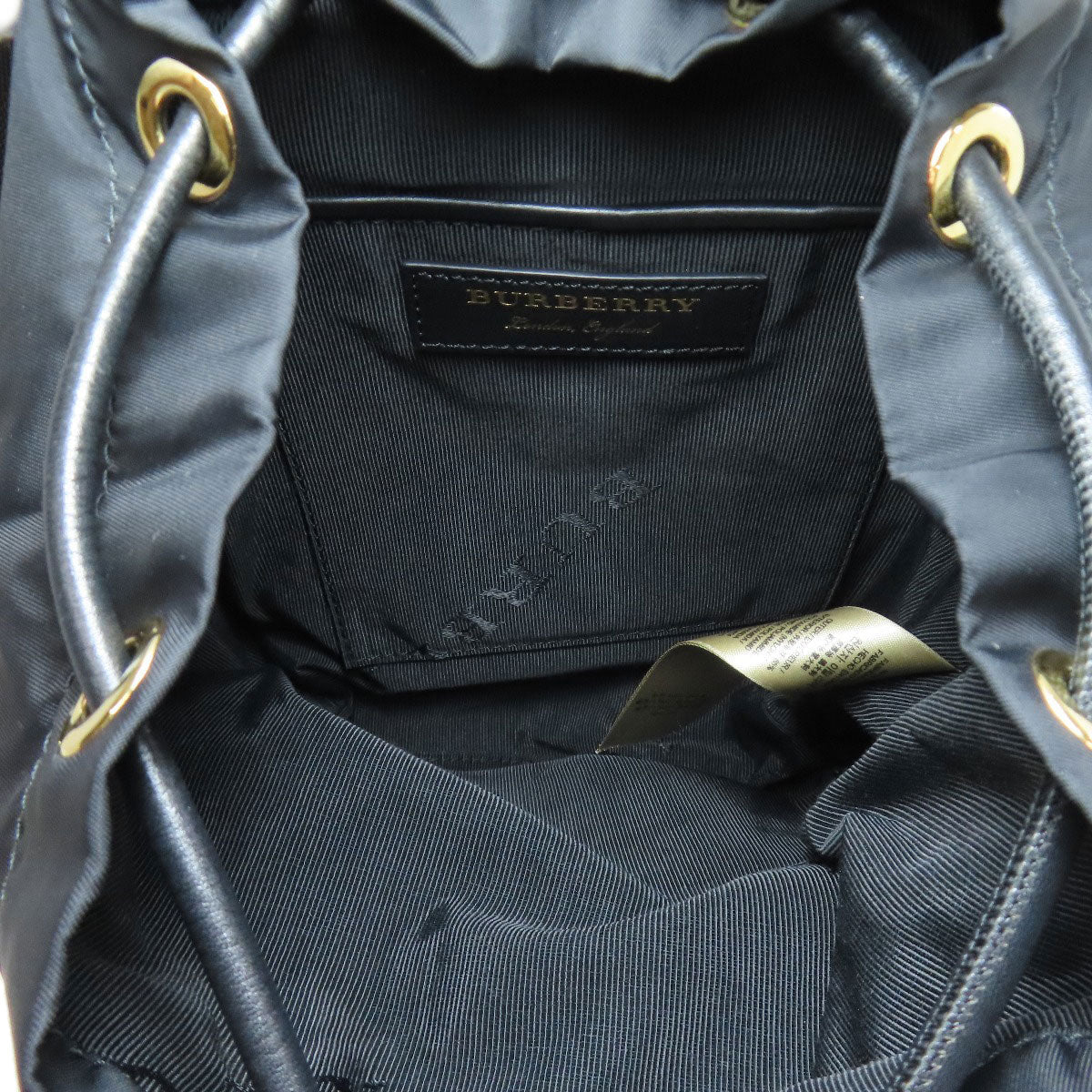 BURBERRY Backpack Nylon black logo