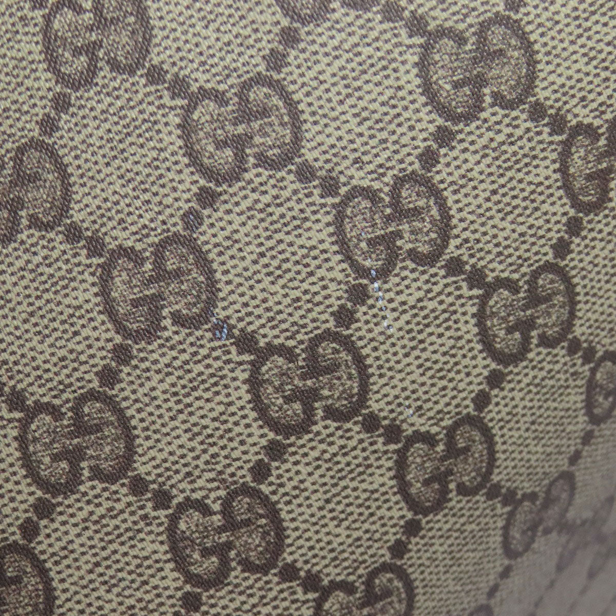 GUCCI Tote Bag 372613 PVC Brown GG Supreme Reversible