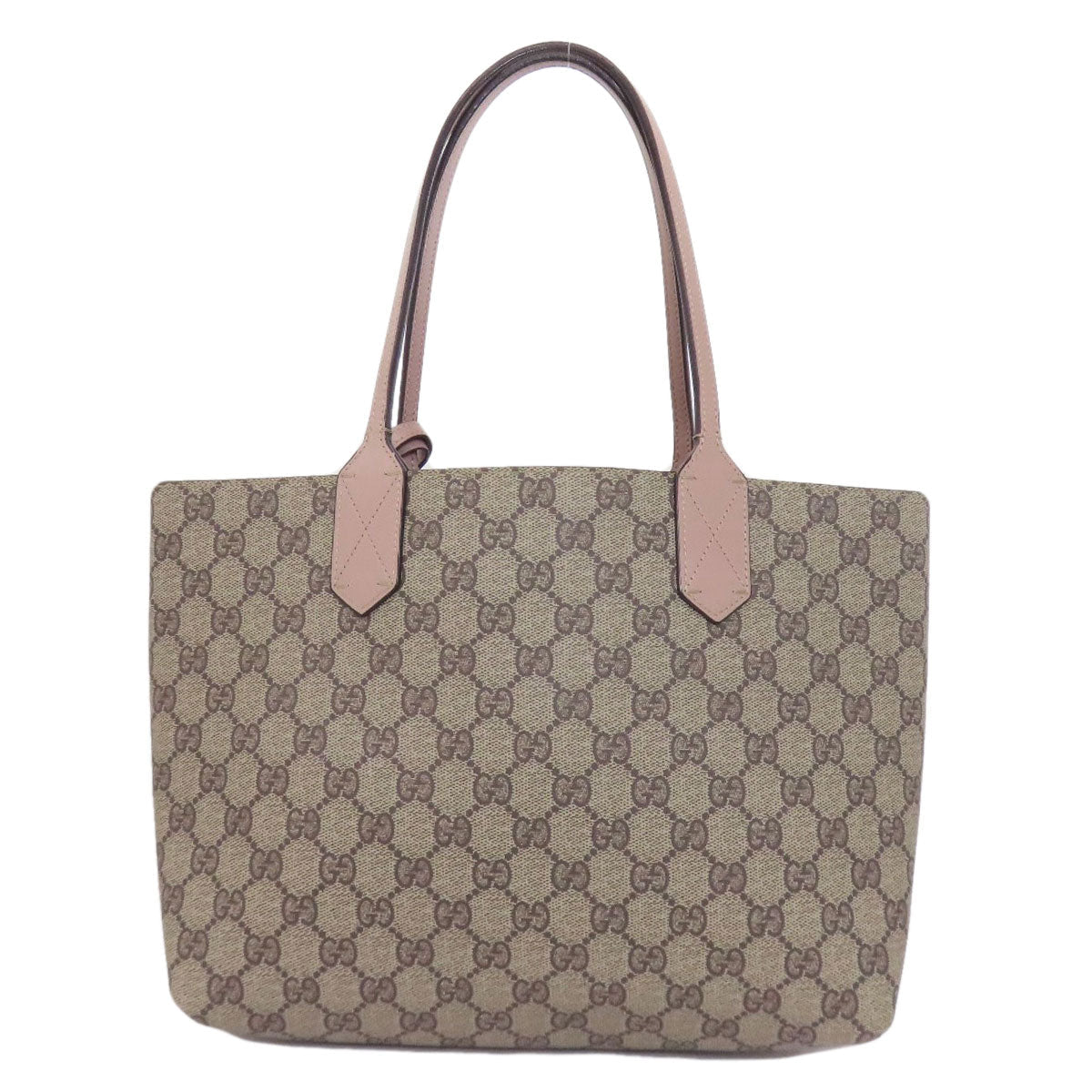 GUCCI Tote Bag 372613 PVC Brown GG Supreme Reversible