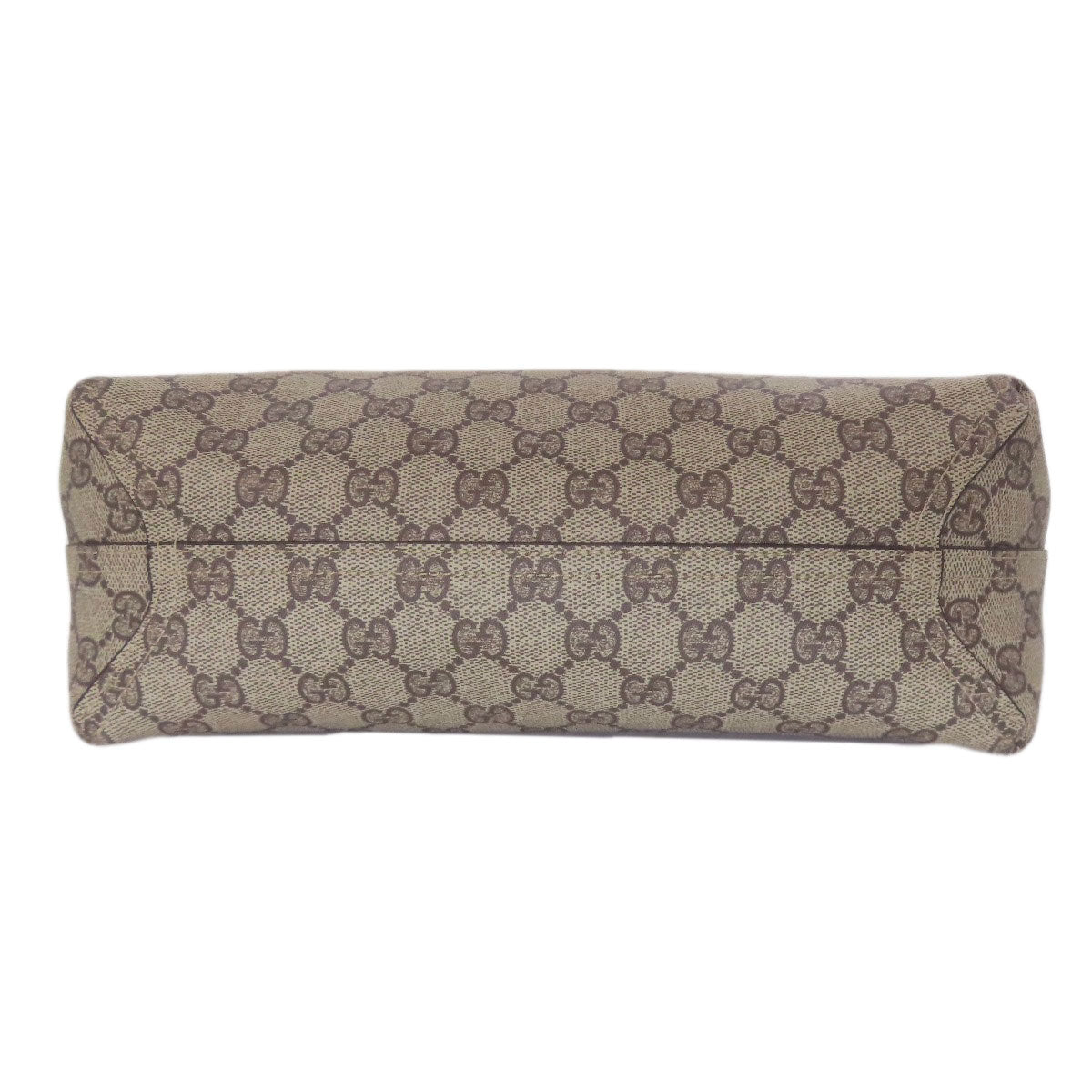 GUCCI Tote Bag 372613 PVC Brown GG Supreme Reversible