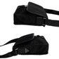PRADA Shoulder Bag Nylon, Leather black Women(Unisex) Used Authentic