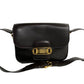 CELINE Shoulder Bag leather Brown Horsebit Women Used Authentic