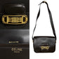 CELINE Shoulder Bag leather Brown Horsebit Women Used Authentic