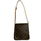 LOUIS VUITTON Shoulder Bag M51258 Leather, PVC Brown Monogram Musette salsa short mens(Unisex) Used Authentic