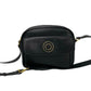 CELINE Shoulder Bag leather black Circle logo Women(Unisex) Used Authentic