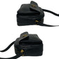CELINE Shoulder Bag leather black Circle logo Women(Unisex) Used Authentic
