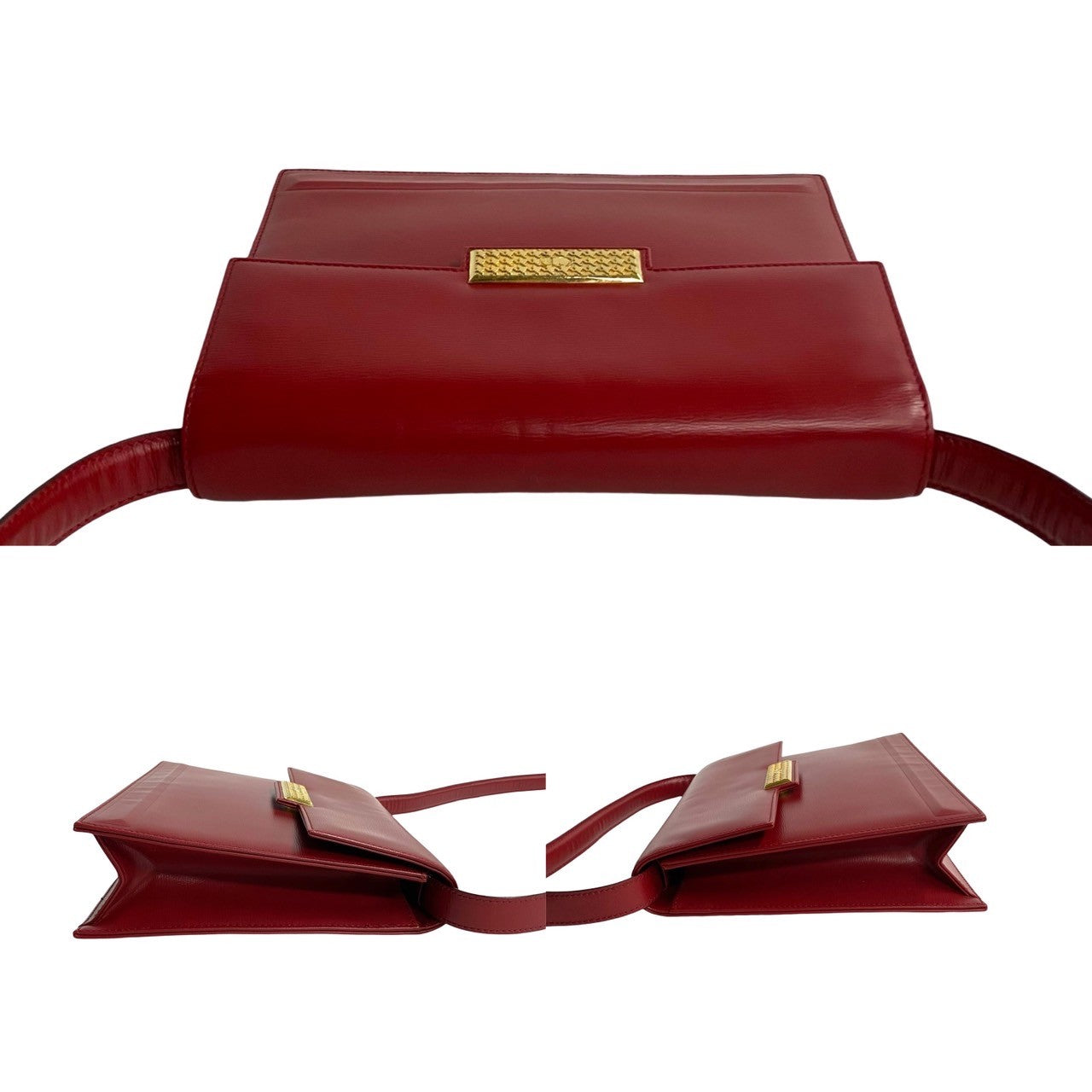 Dior Shoulder Bag leather Red