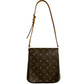 LOUIS VUITTON Shoulder Bag M51258 Leather, PVC Brown Monogram Musette Salsa Women Used Authentic