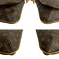 LOUIS VUITTON Shoulder Bag M51258 Leather, PVC Brown Monogram Musette Salsa Women Used Authentic