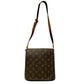 LOUIS VUITTON Shoulder Bag M51258 Leather, PVC Brown Monogram Musette Salsa Women Used Authentic