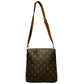 LOUIS VUITTON Shoulder Bag M51258 Leather, PVC Brown Monogram Musette Salsa Women Used Authentic