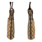 GUCCI GG Monogram Canvas Crossbody Bag Brown