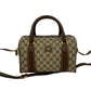 GUCCI Shoulder Bag leather Brown Sherry line