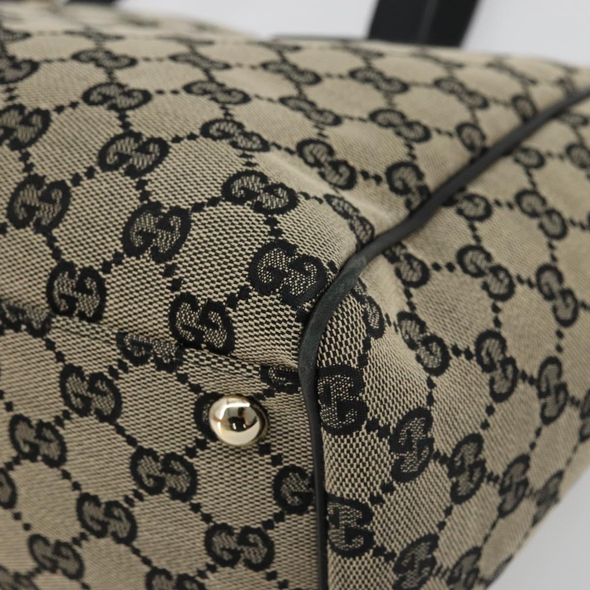 GUCCI GG Canvas Hand Bag Black