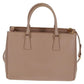 PRADA Two Way Hand Bag Saffiano Leather Pink Gold