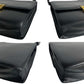 CELINE Shoulder Bag leather black Triomphe logo Metal Women Used Authentic