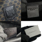 CELINE Handbag Leather, PVC black Macadam Blason Triomphe Pattern Women(Unisex) Used Authentic