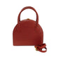 FENDI Shoulder Bag leather Red 2way Women Used Authentic
