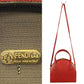FENDI Shoulder Bag leather Red 2way Women Used Authentic