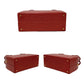 FENDI Shoulder Bag leather Red 2way Women Used Authentic