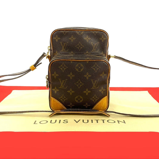 LOUIS VUITTON Shoulder Bag M45236 Leather, PVC Brown Monogram Amazone Women(Unisex) Used Authentic