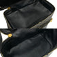 CELINE Handbag Leather, PVC black Macadam Blason Triomphe Pattern Women Used Authentic