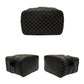CELINE Handbag Leather, PVC black Macadam Blason Triomphe Pattern Women Used Authentic
