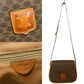 CELINE Shoulder Bag Leather, PVC Brown Macadam Blazon Pattern Triomphe logo Women Used Authentic