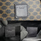 CELINE Handbag leather Brown Macadam Blason Pattern mens(Unisex) Used Authentic