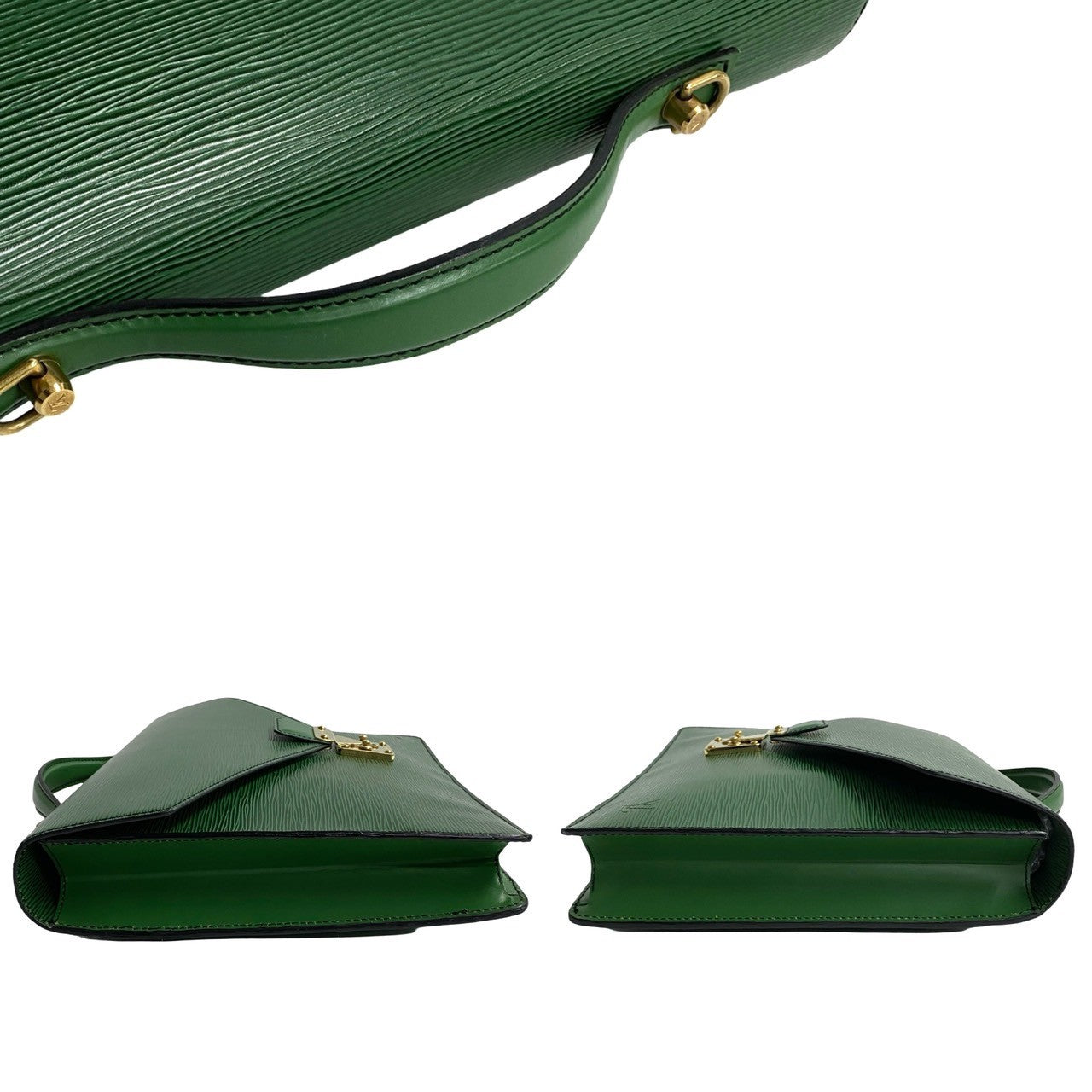 LOUIS VUITTON Shoulder Bag M54462 Epi Leather green Epi Port Documan