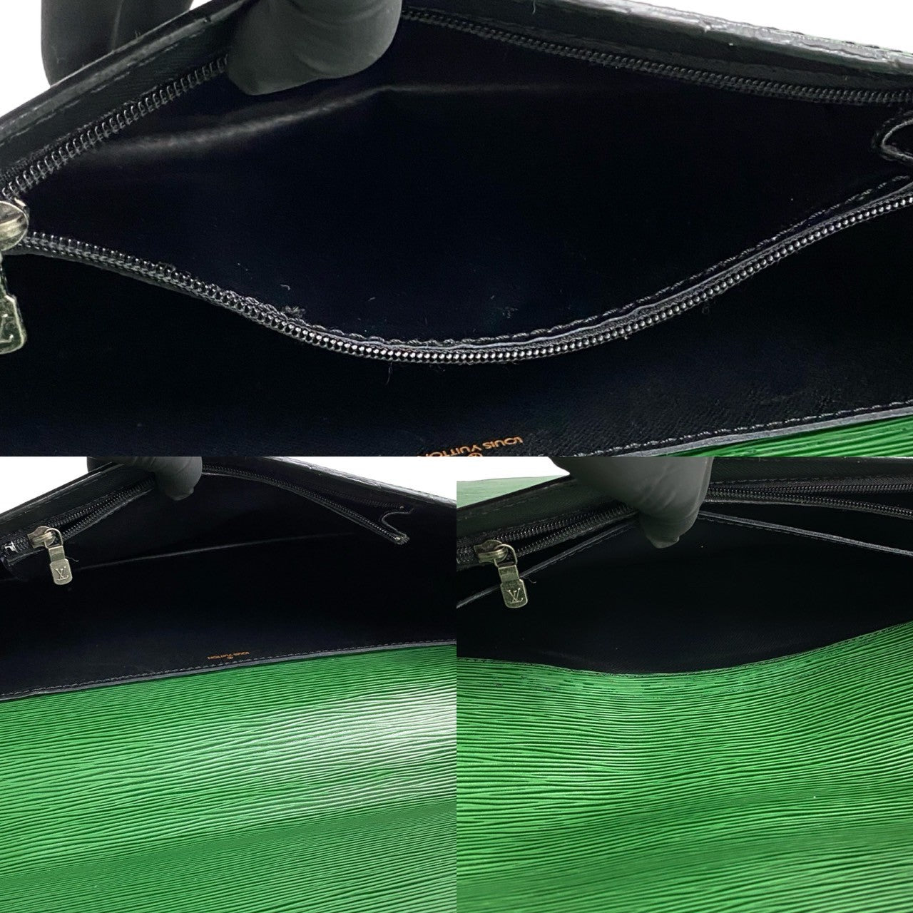 LOUIS VUITTON Shoulder Bag M54462 Epi Leather green Epi Port Documan
