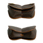 CELINE Shoulder Bag Leather, PVC Brown Macadam Blason Triomphe Pattern mens Used Authentic
