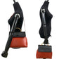 LOEWE Shoulder Bag leather Red Twist handle Velazquez Women Used Authentic