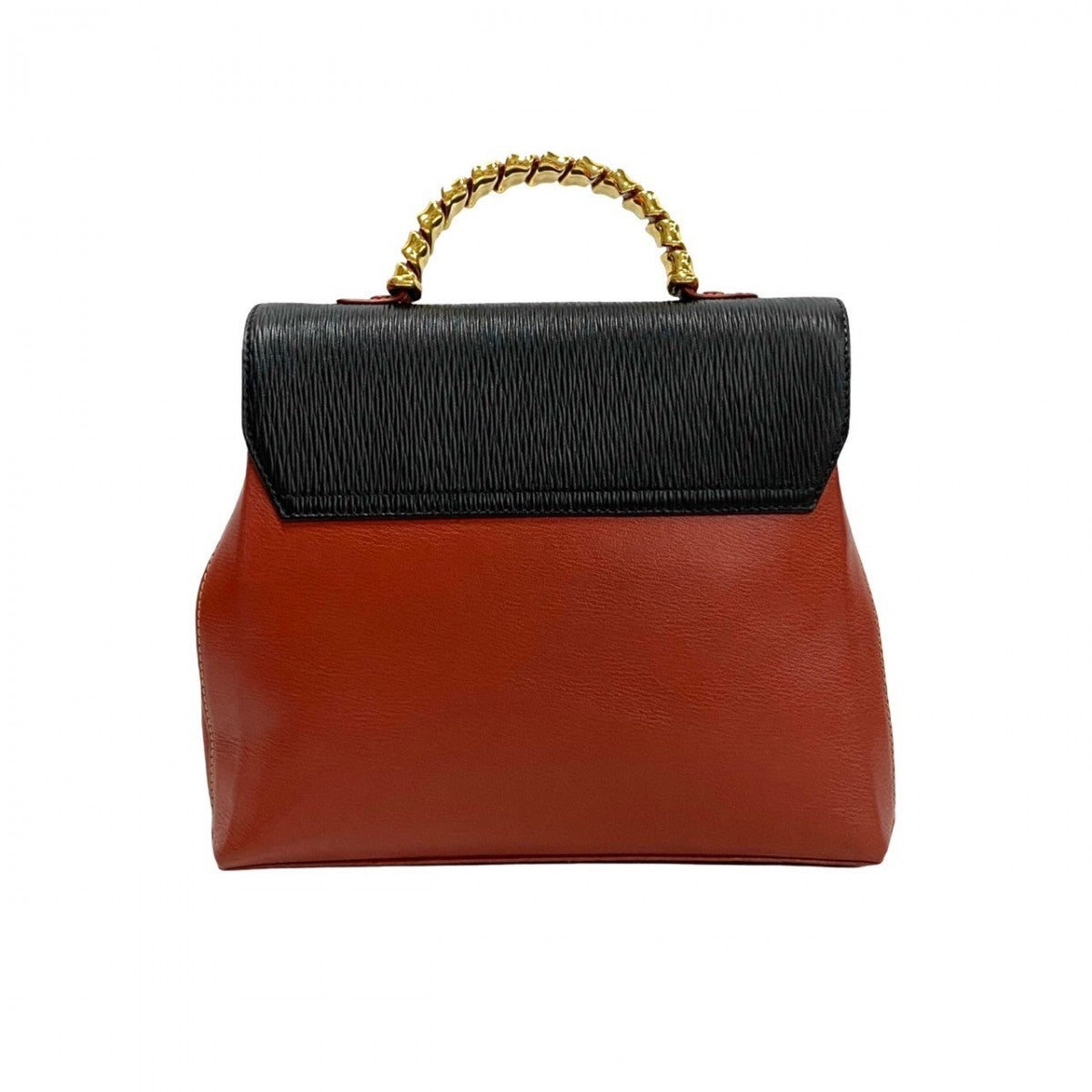 LOEWE Shoulder Bag leather Red Twist handle Velazquez Women Used Authentic