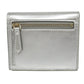 FENDI Bifold Wallet 8M0468 leather Silver