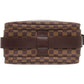 LOUIS VUITTON Shoulder Bag N45255 Damier canvas Brown Damier Naviglio mens Used Authentic